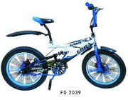 20 &quot; Custom BMX Bikes Suspension Frame Disc Brake 144 Spokes Wheel