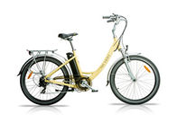 3 Assist Level Pedal Assist Bicycles , Alloy Double Wall Ladies Electric Bicycle