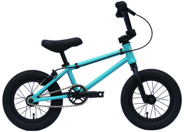 Freestyle Custom Bmx Bikes Steel Frame Steel Fork Wheel Size 12 " For Children