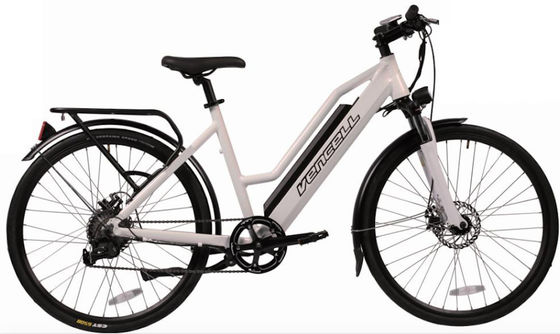 27.5 inch city electric bike alloy frame and suspension fork 7 speed