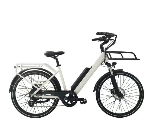Electric Assist Commuter Bike 48V 12Ah Battery 350W Rear Motor 26inch Wheel and Ergonomic Design Ideal for Urban Commuters Cargo Bike