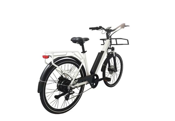 Electric Assist Commuter Bike 48V 12Ah Battery 350W Rear Motor 26inch Wheel and Ergonomic Design Ideal for Urban Commuters Cargo Bike
