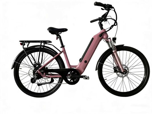 26 Wheel Size Electric Assist Commuter Bike Designed With Aluminum Alloy Frame Providing Durability And Comfortable Ride
