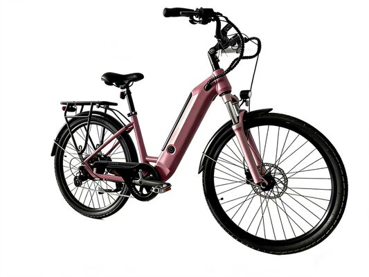 26 Wheel Size Electric Assist Commuter Bike Designed With Aluminum Alloy Frame Providing Durability And Comfortable Ride