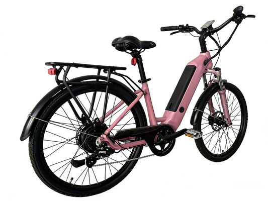 26 Wheel Size Electric Assist Commuter Bike Designed With Aluminum Alloy Frame Providing Durability And Comfortable Ride