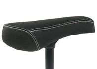 Black BMX Freestyle Bike Parts Saddle Fat Type Seat With Alloy Seat Post Combo