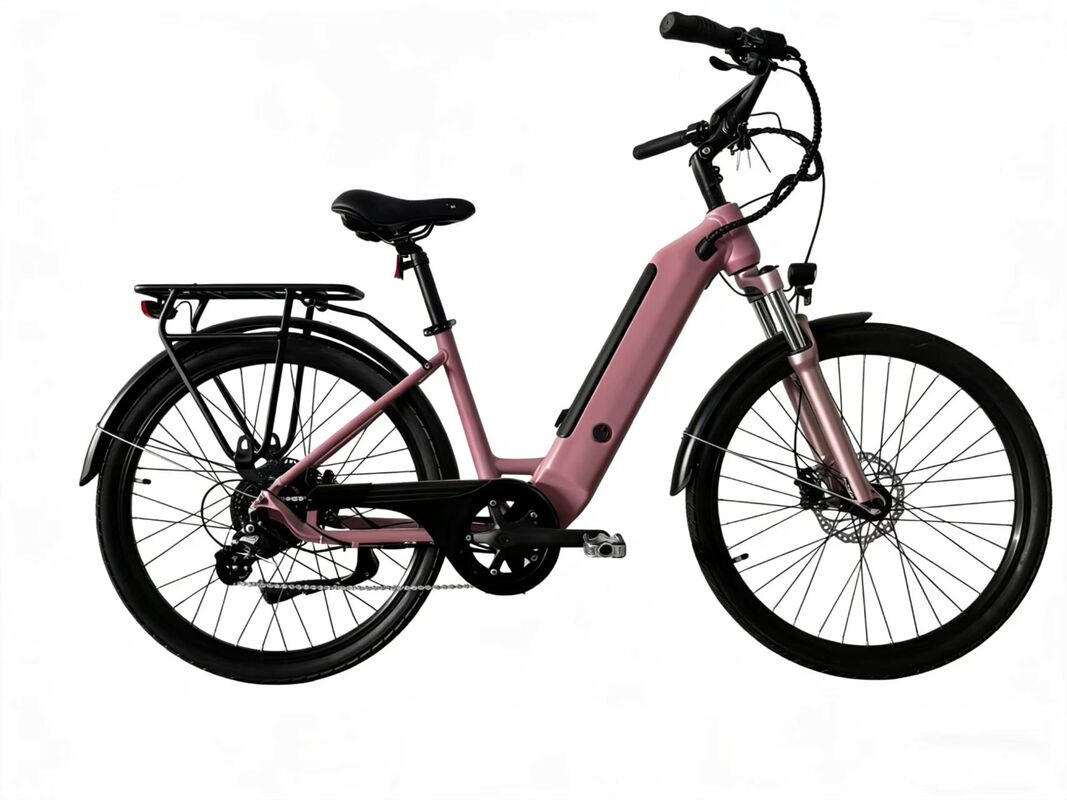 26 Wheel Size Electric Assist Commuter Bike Designed With Aluminum Alloy Frame Providing Durability And Comfortable Ride